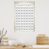 Sjabloon voor weddenschappen/Jubilea fotocollage Poster (Keuken)