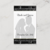 Sjabloon voor Weddenschapskaarten Plaatskaartje (Achterkant)