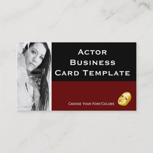 Sjabloon voor werkkaarten van logo. Eenvoudige pro Visitekaartje (Voorkant)