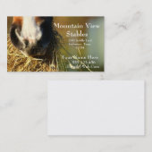 Sjabloon voor westerne bedrijfskaarten visitekaartje (Voorkant / Achterkant)