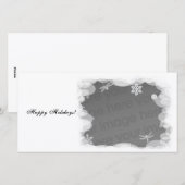 Sjabloon voor wintervakantie (Voorkant / Achterkant)