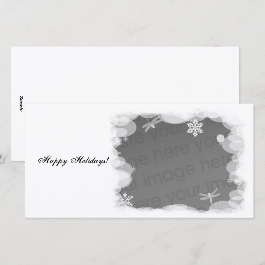 Sjabloon voor wintervakantie (Voorkant / Achterkant)