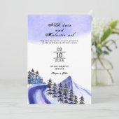 Sjabloon voor winterweddenschappen kaart (Staand voorkant)