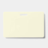 Sjabloon voor zakelijk badge met foto-ID (Achterkant)