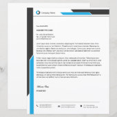 Sjabloon voor zakelijk briefpapier (Voorkant / Achterkant)