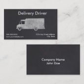 Sjabloon voor zakelijke bestuurderskaart voor leve visitekaartje (Voorkant / Achterkant)