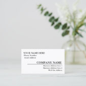 Sjabloon voor zakelijke glanskaart visitekaartje (Staand voorkant)