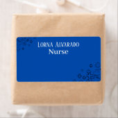 Sjabloon voor zakelijke kaart van professionele ve etiket (Insitu)