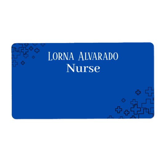 Sjabloon voor zakelijke kaart van professionele ve etiket (Voorkant)