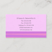 Sjabloon voor zakelijke reisagent visitekaartje (Achterkant)