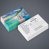 Sjabloon voor zakelijke reisagent visitekaartje