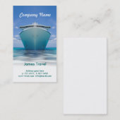 Sjabloon voor zakelijke reiskaart visitekaartje (Voorkant / Achterkant)