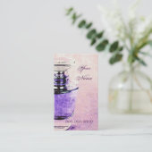 sjabloon voor zakenkaart voor parfumeflessen visitekaartje (Staand voorkant)