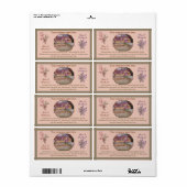 sjabloon voor zeep label  (Full Sheet)