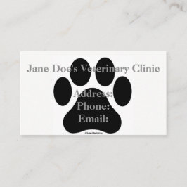 Sjabloon voor zwart-witafdrukken visitekaartje