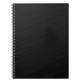 Sjabloon voor zwarte achtergrondtextuur notitieboek (Voorkant)