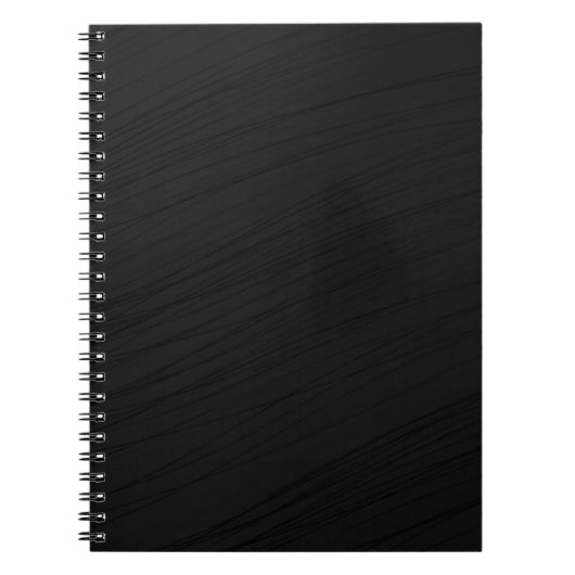 Sjabloon voor zwarte achtergrondtextuur notitieboek (Voorkant)