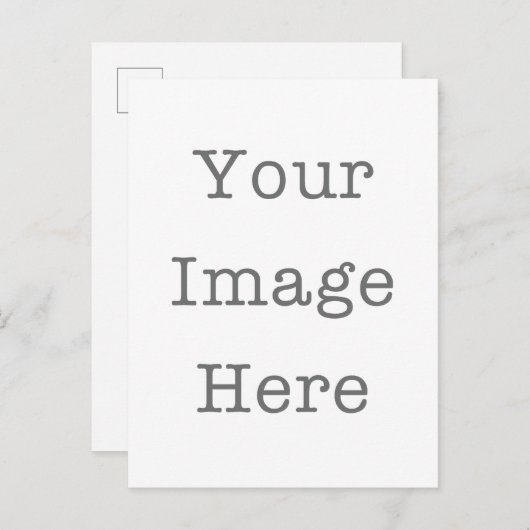 Sjabloon-vrije aangepaste Kaart - ontwerp uw eigen (Voorkant / Achterkant)