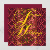 Sjabloon vrolijke feestdagen (Voorkant / Achterkant)