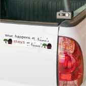Sjabloon: Wat gebeurt er bij ...Stays bij... Bumpersticker (Op Truck)