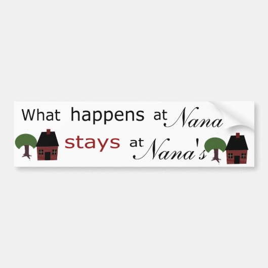 Sjabloon: Wat gebeurt er bij ...Stays bij... Bumpersticker (Voorkant)