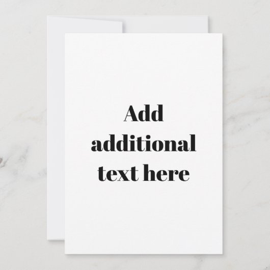 Sjabloon  weddenschappen kaart (Achterkant)