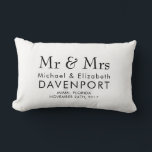 Sjabloon Wedding Pillow Kussen<br><div class="desc">Een herdenkingskussen sjabloon</div>