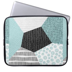 Sjabloon wenskaart of banner. Abstracte achtergron Laptop Sleeve