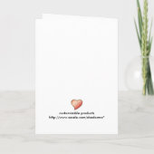 Sjabloon wenskaart, Tekst aanpassen (Achterkant)