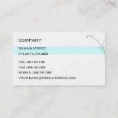 Sjabloon wervelkolom en strips visitekaartje (Achterkant)