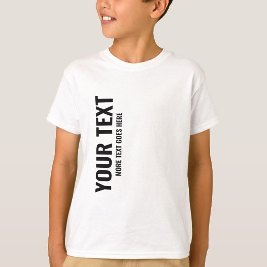 Sjabloon White Boys Kinder Best Cool Simple Modern T-shirt (Voorkant)
