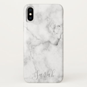 Sjabloon White Marble Pattern iPhone XS Hoesje