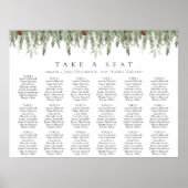 Sjabloon wintervakantiewedloop poster (Voorkant)