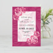 Sjabloon winterweddenschap Editable Party Kaart (Staand voorkant)