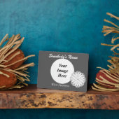 Sjabloon wit bloemlint door Kenneth Yoncich Fotoplaat (Zijkant)