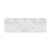 Sjabloon - witte achtergrond etiket (Voorkant)