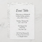 Sjabloon - witte achtergrond kaart (Voorkant / Achterkant)