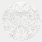 Sjabloon - witte achtergrond ronde sticker (Voorkant)