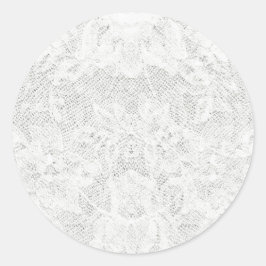 Sjabloon - witte achtergrond ronde sticker