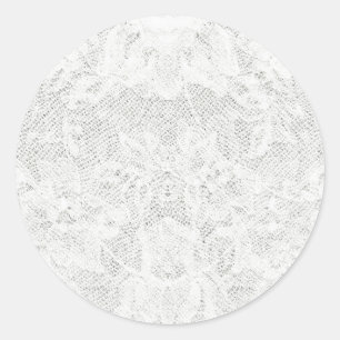 Sjabloon - witte achtergrond ronde sticker