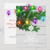 Sjabloon witte bomen Ornament  lichten (Voorkant / Achterkant)