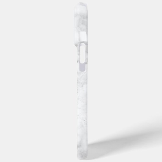 Sjabloon Witte Marmeren Patroon iPhone Case (Achterkant / Links)