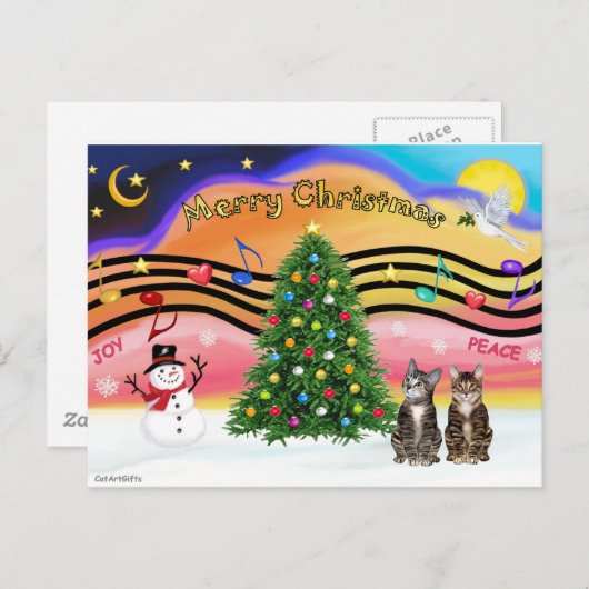 SJABLOON - XMAS Music 2 (Voorkant / Achterkant)