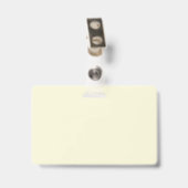 Sjabloon zakelijk identiteitsbewijs met foto badge (Achterkant met clip)