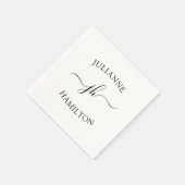 Sjabloon Zakelijk Logo Papier Servet (Hoek)
