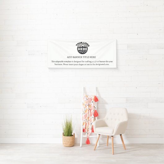 Sjabloon zakelijke Logo Spandoek (Insitu)