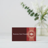 Sjabloon zakelijke Logo Visitekaartje (Staand voorkant)