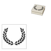 sjabloon zet jouw naam olympisch kunstzegel rubberstempel (Gestempeld)