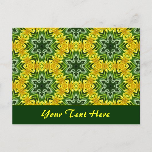 Sjabloon zomervorst briefkaart (Voorkant)