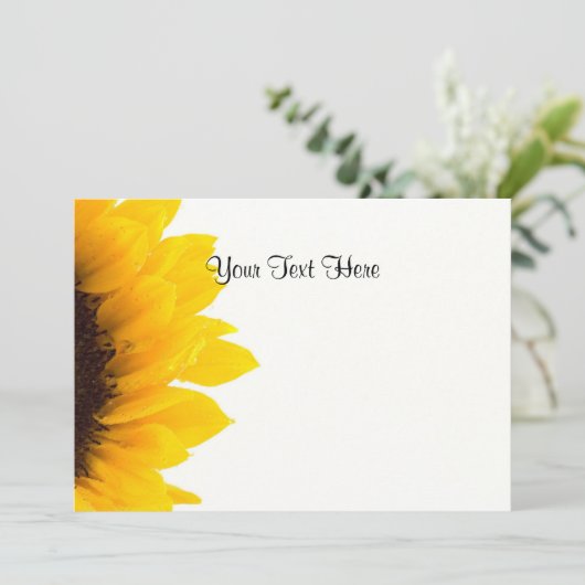 Sjabloon zonnebloemen (Staand voorkant)